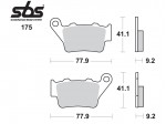 Τακάκια SBS 175HF (FA208)(FD206)